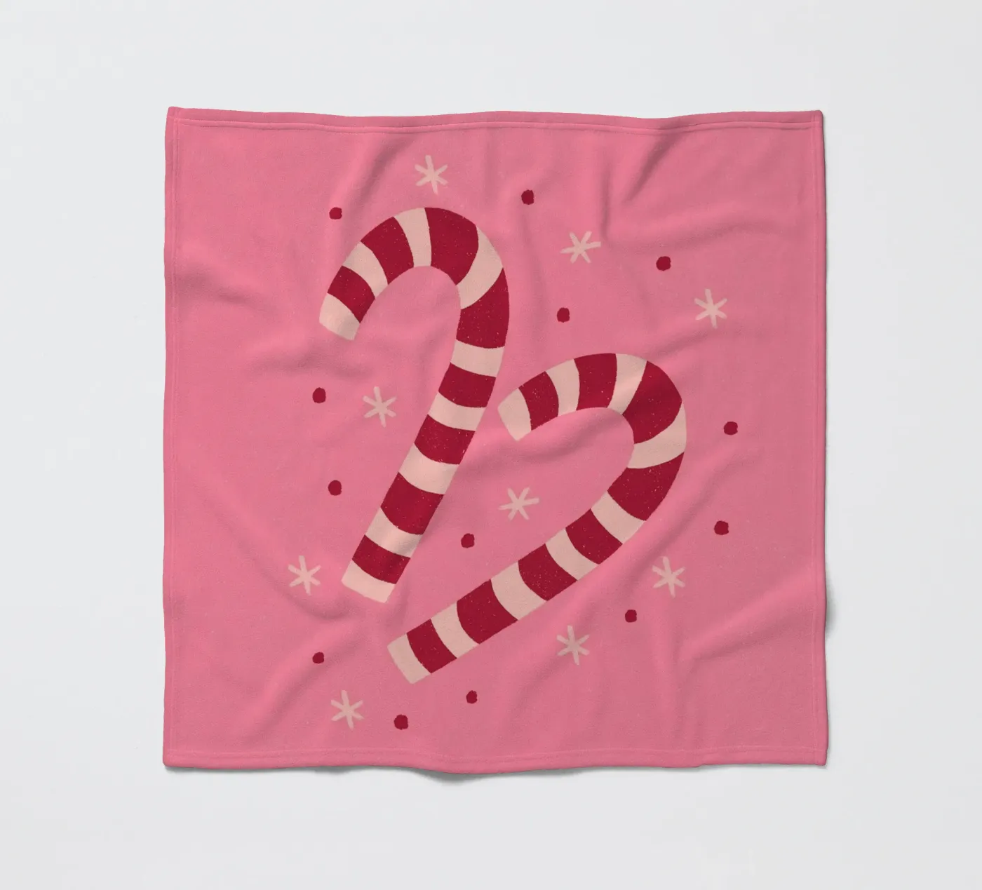 Candycanes fleecedeken van Wackapacka Holiday Shop