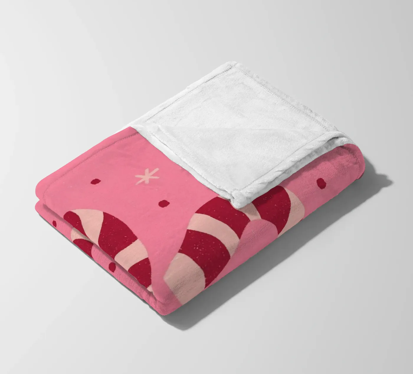 Candycanes fleecedeken van Wackapacka Holiday Shop