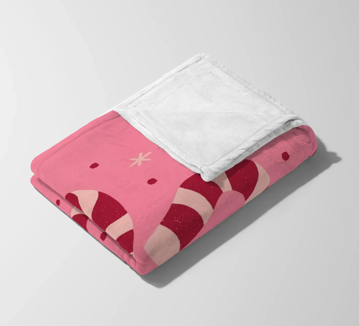 Candycanes fleecedeken van Wackapacka Holiday Shop