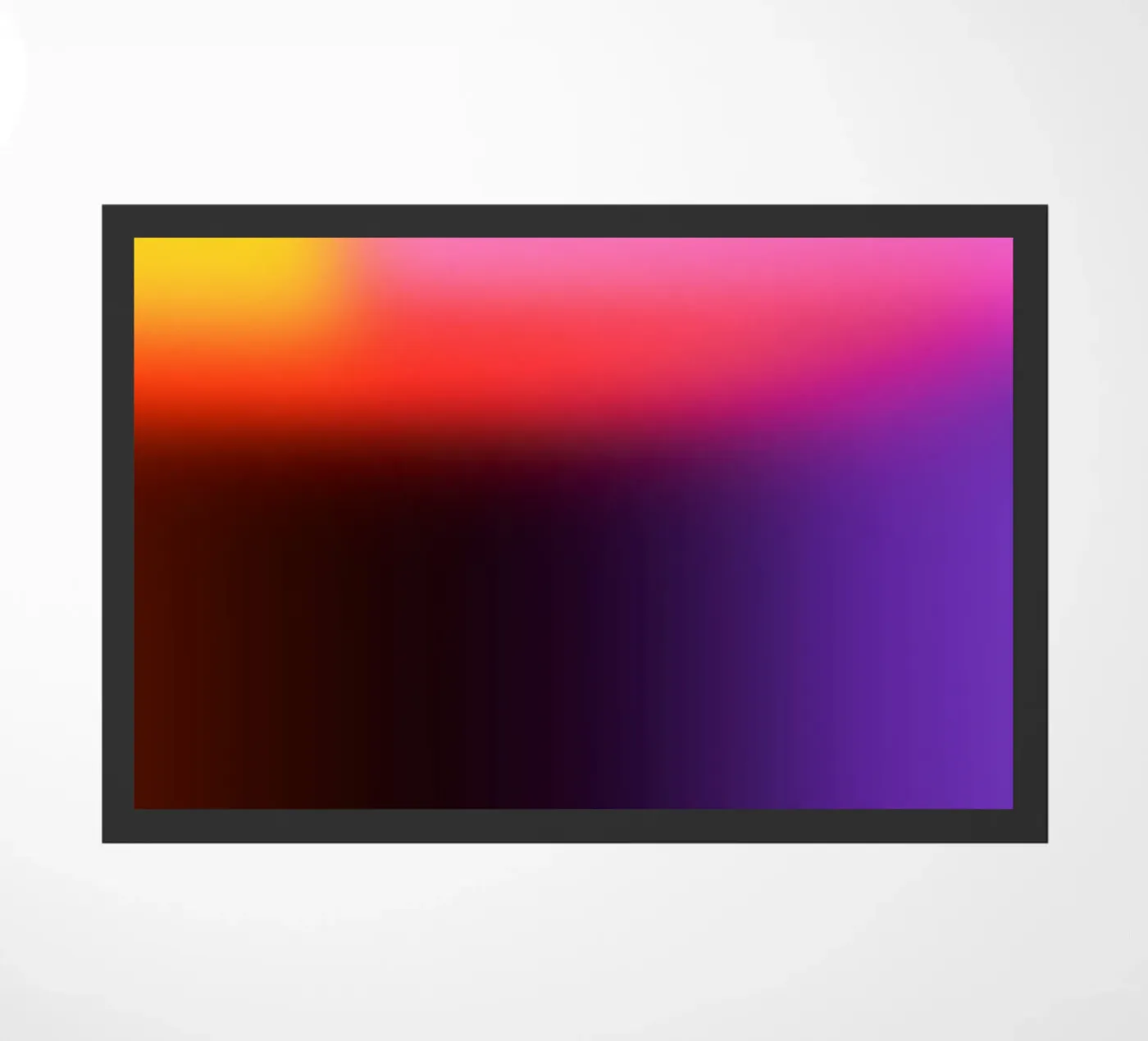 Purple Flame doormat by UrbanART