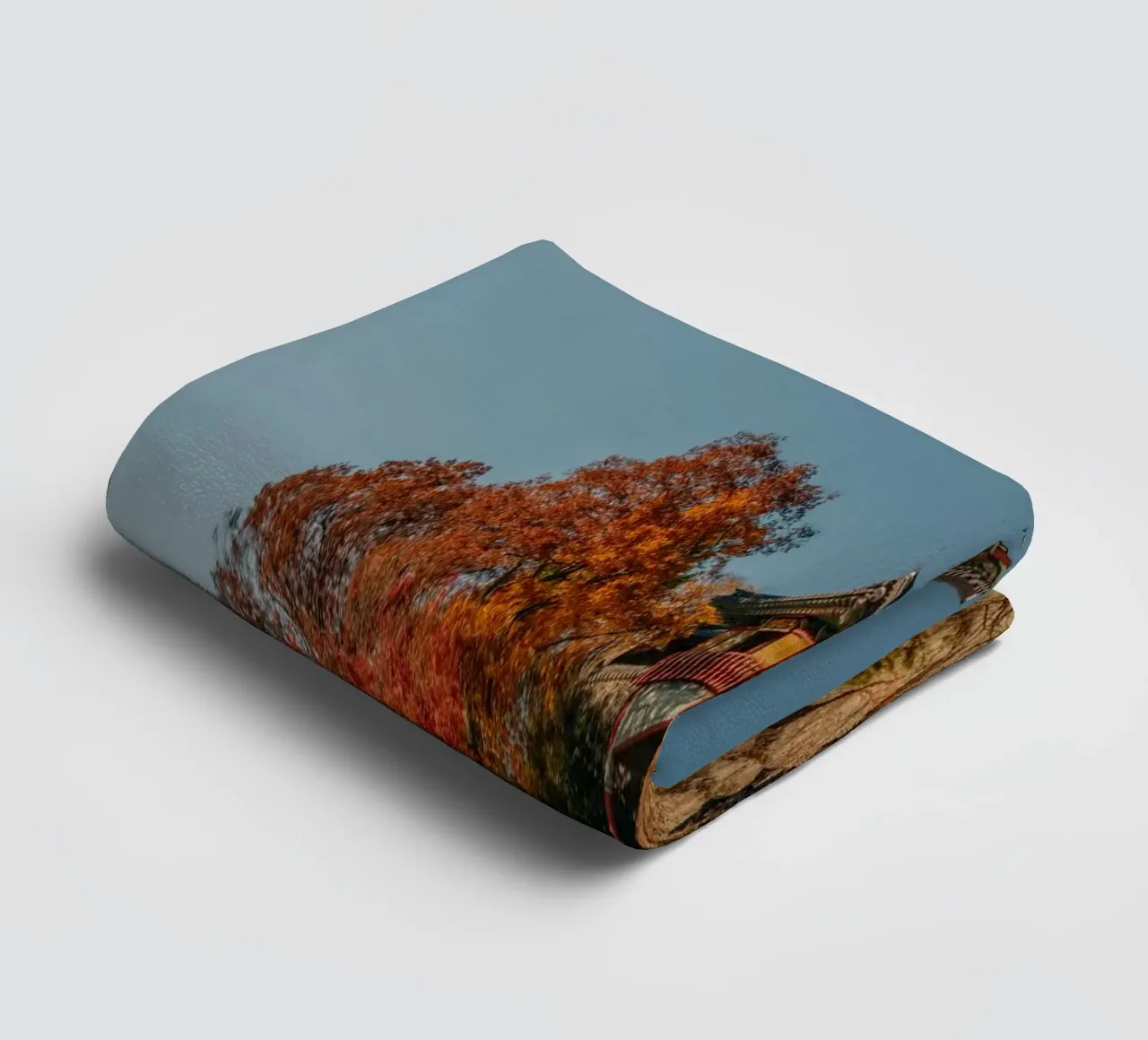 Tempio della Montagna d'Autunno in Corea del Sud asciugamano da bagno da mbgraphx2