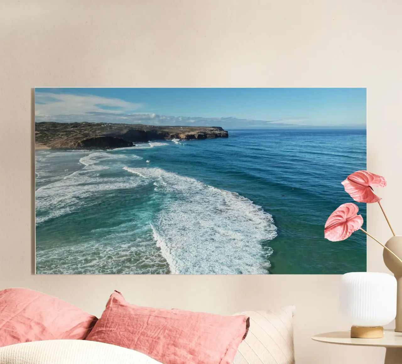 Blue ocean surf plexiglass da Moias Design