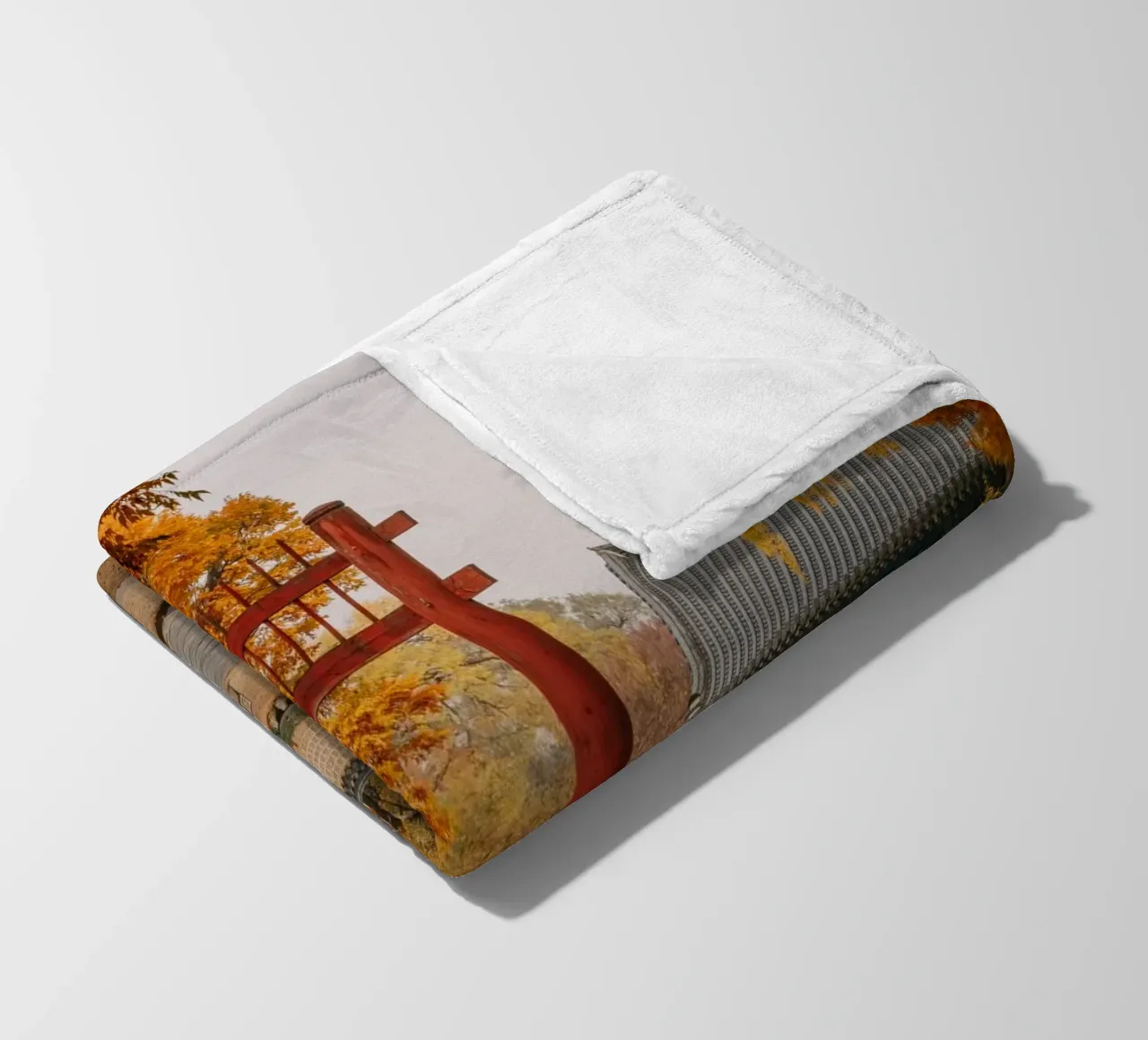 Tempio in autunno a Jeonju, Corea del Sud coperta in pile da mbgraphx2