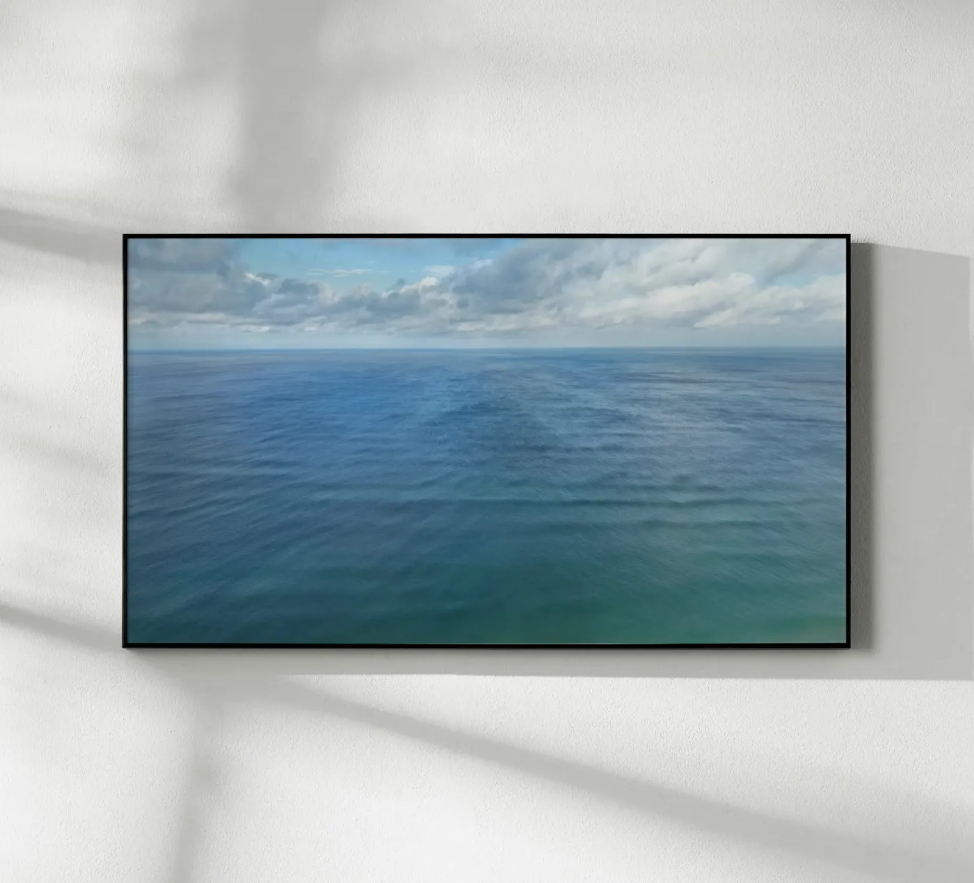 Blue water clouds acryl van Moias Design