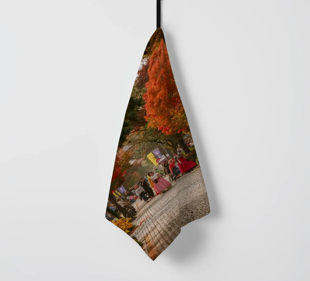 La via dell'autunno a Jeonju, Corea del Sud canovaccio da cucina da mbgraphx2