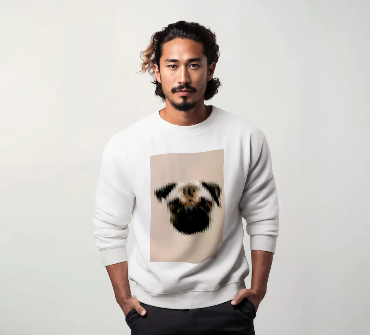 Mops Sweatshirt von Nur Mut