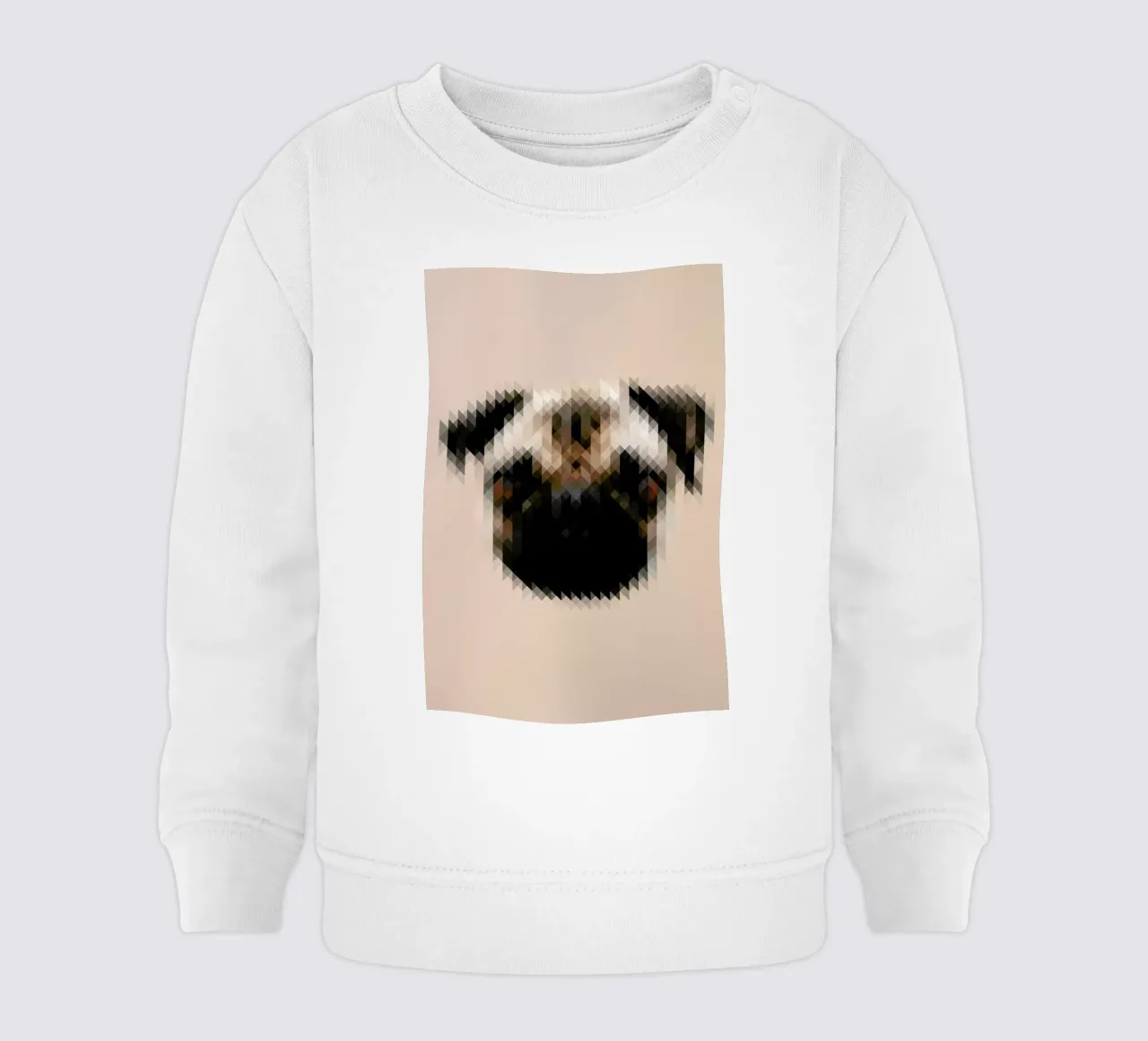 Mops felpa neonato da Nur Mut