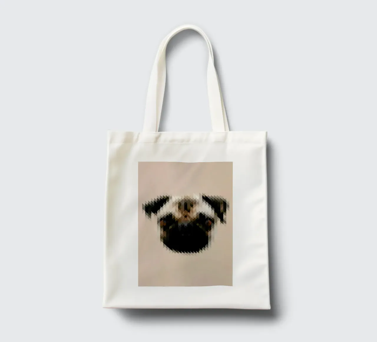 Mops borsa in juta da Nur Mut