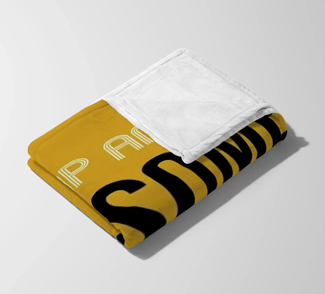 Wake Up and Be Awesome Poster Yellow coperta in pile da Naxart