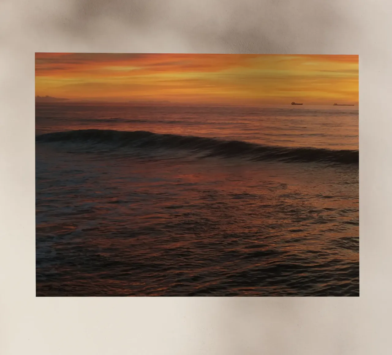 Sunset wave pellicola backlit da Moias Design