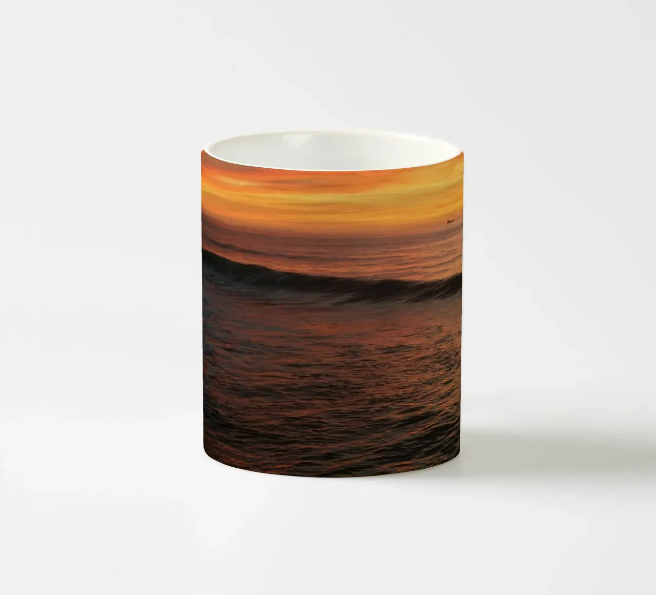 Sunset wave tazza in ceramica da Moias Design