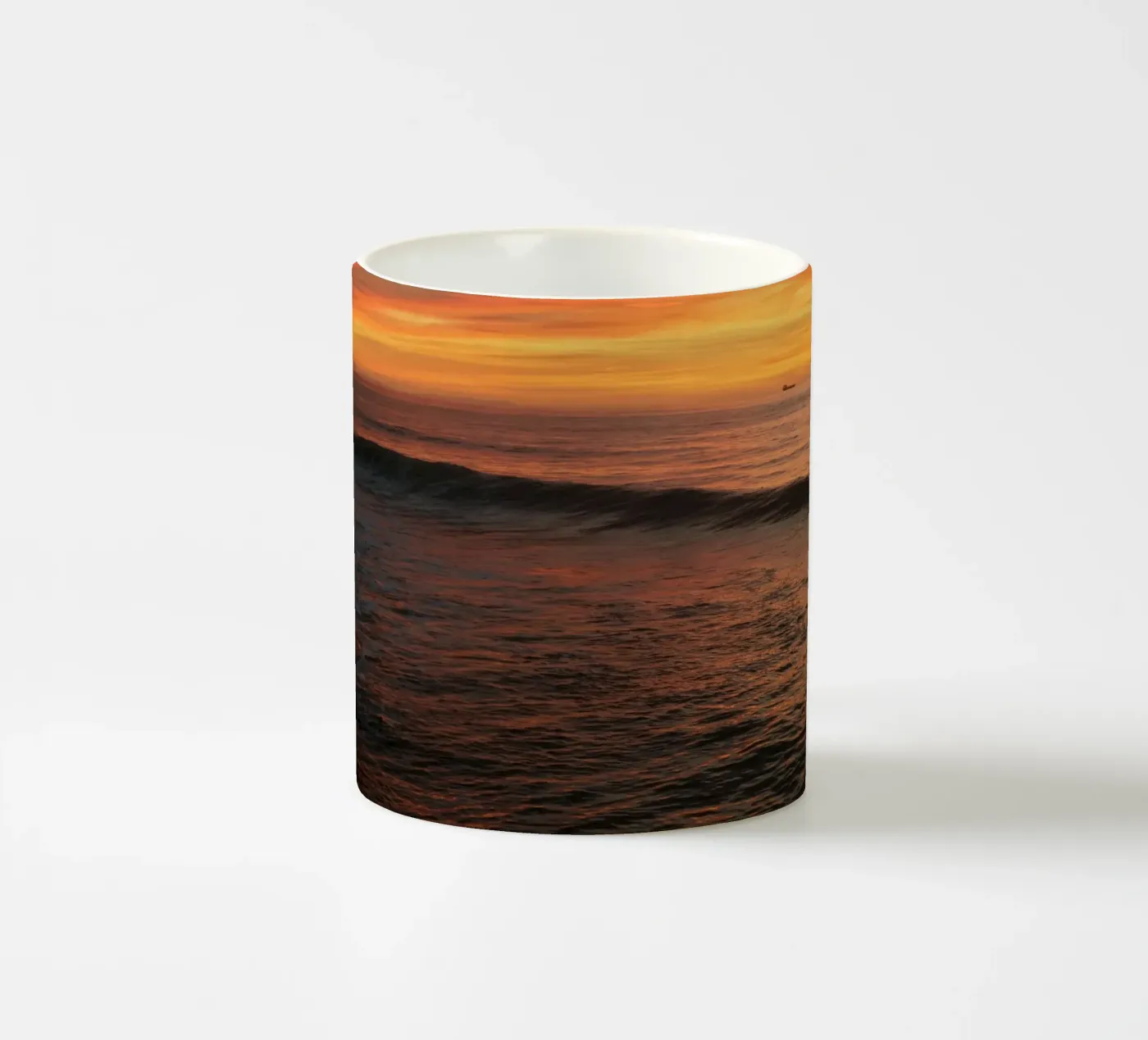 Sunset wave tazza in ceramica da Moias Design