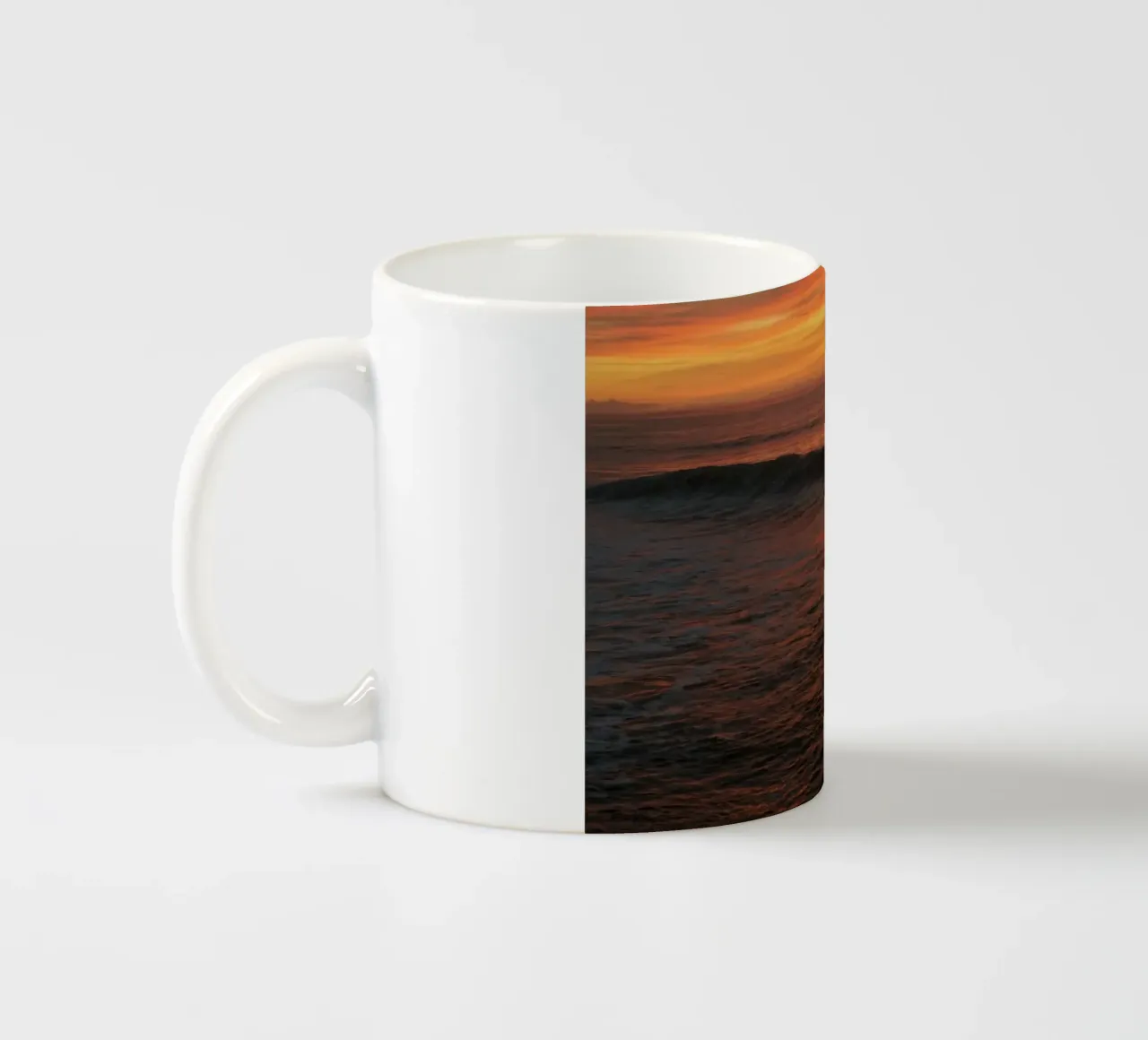 Sunset wave tazza in ceramica da Moias Design