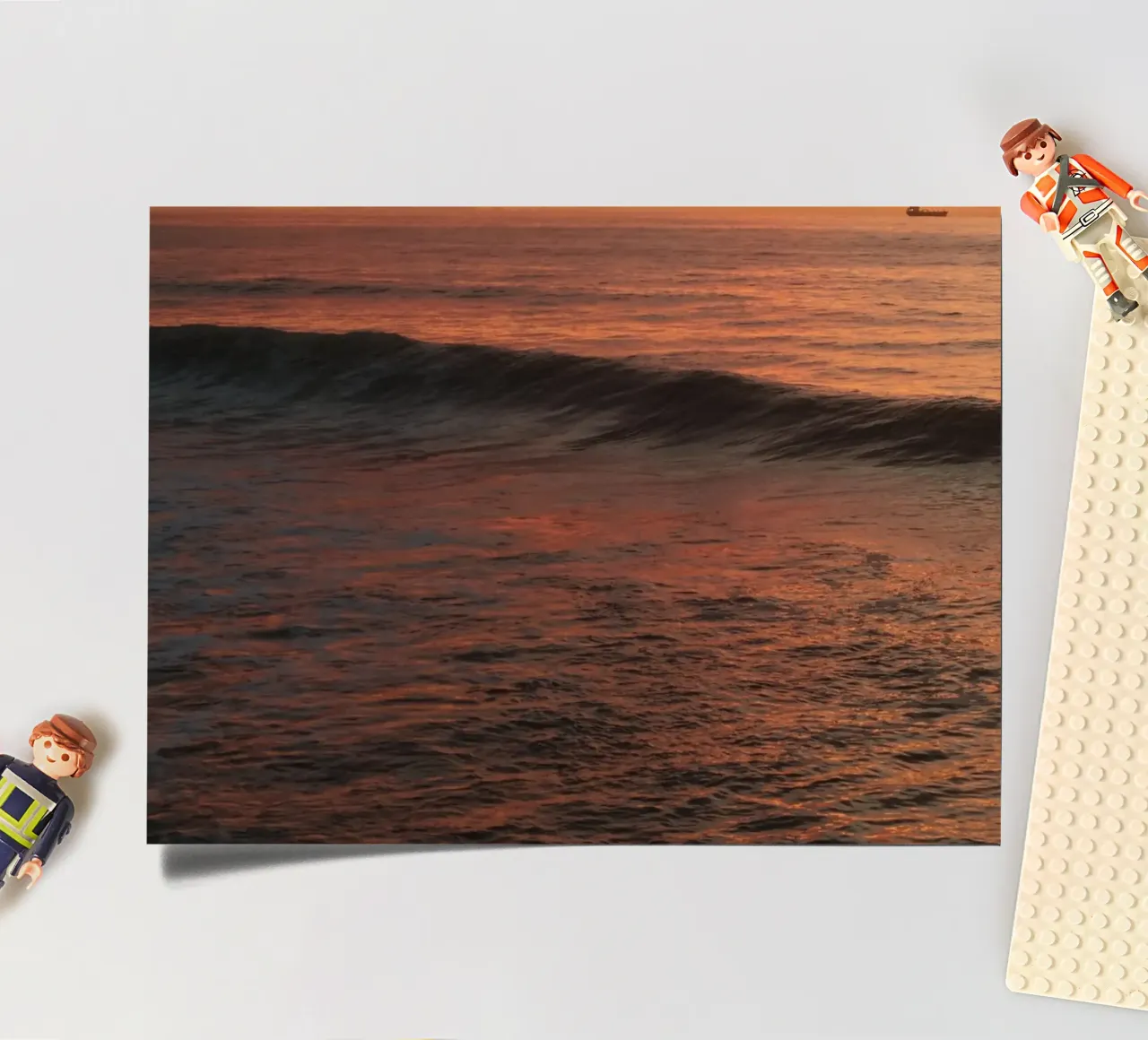 Sunset wave sticker sheet by Moias Design