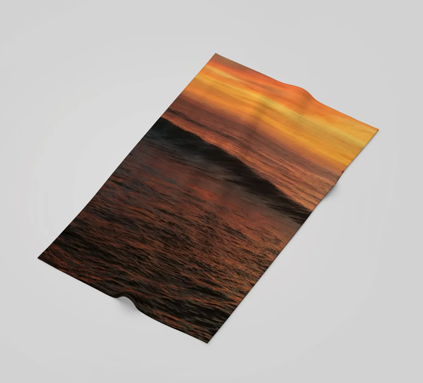 Sunset wave serviette de plage de Moias Design