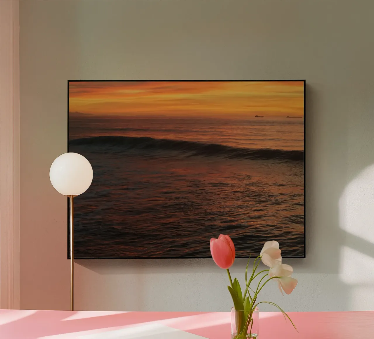 Sunset wave plexiglas de Moias Design