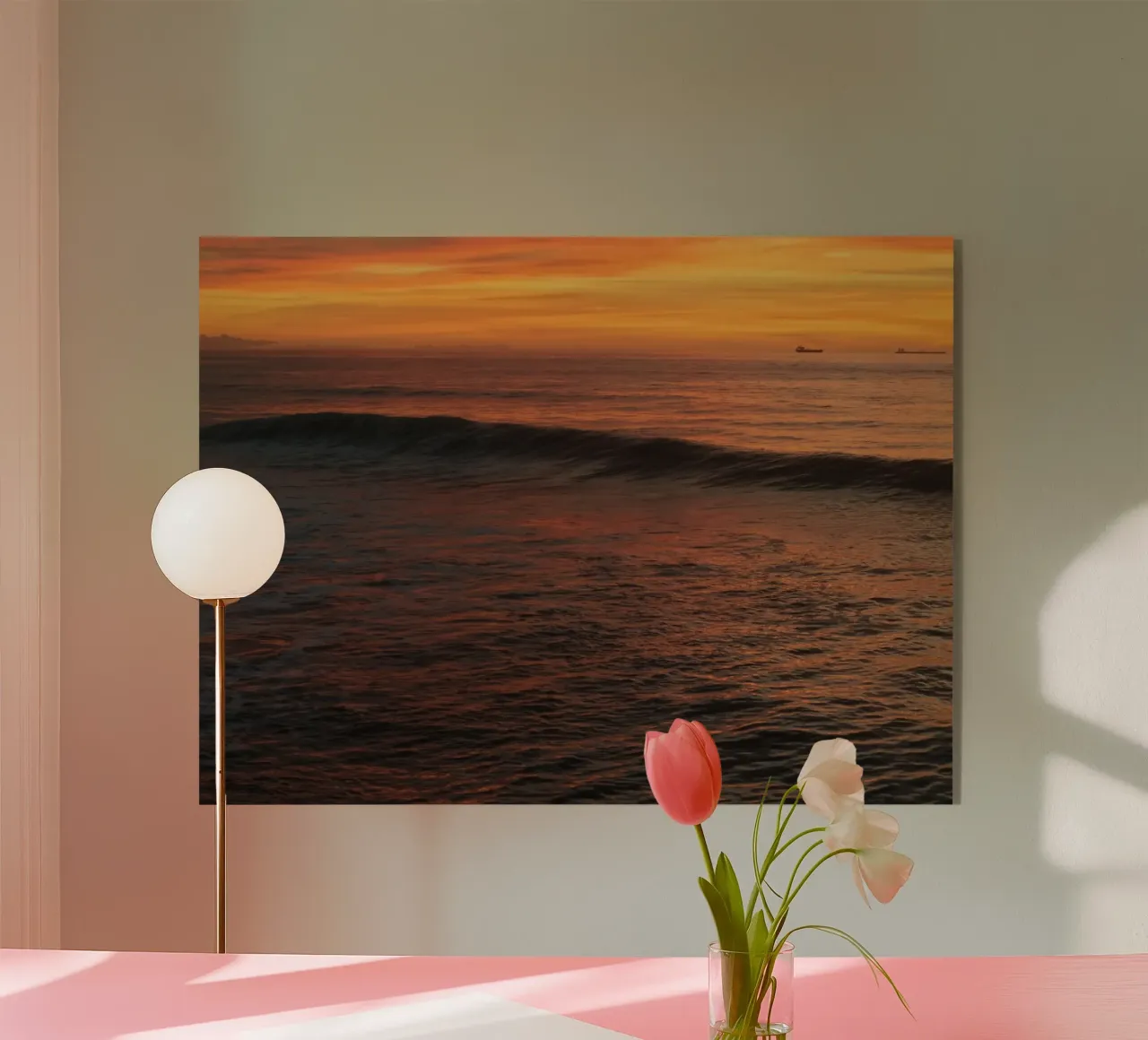 Sunset wave plexiglas de Moias Design