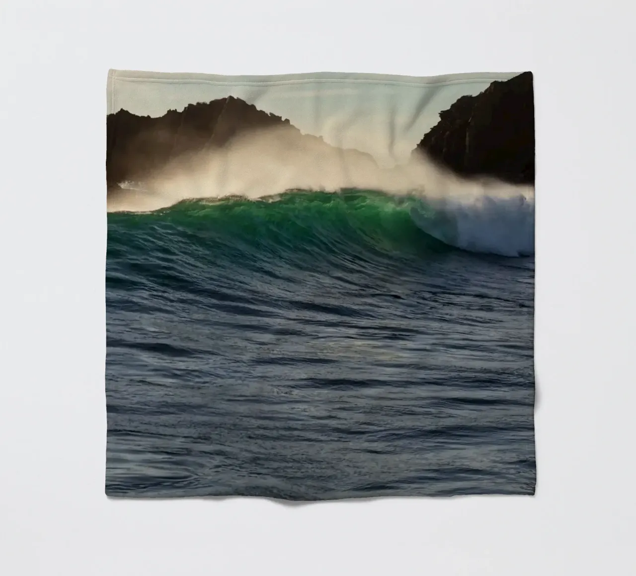 Wave spray fleecedeken van Moias Design