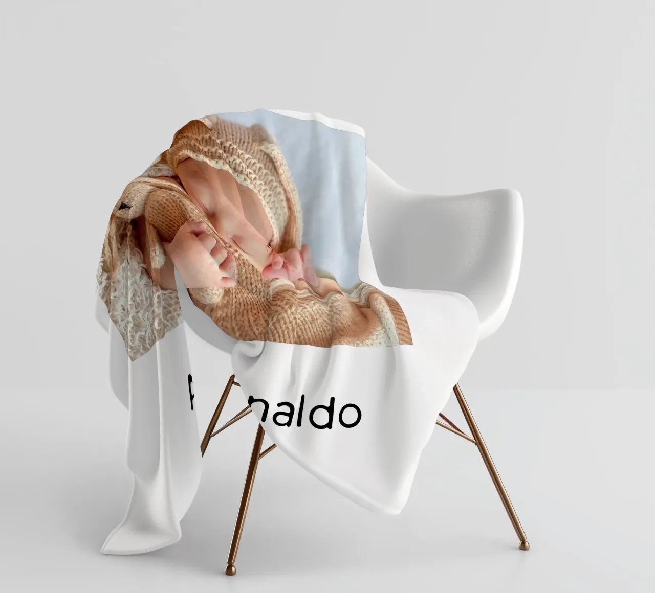 La vostra immagine con un testo a scelta, formato verticale, immagine quadrata coperta in pile da rb-Fotografie