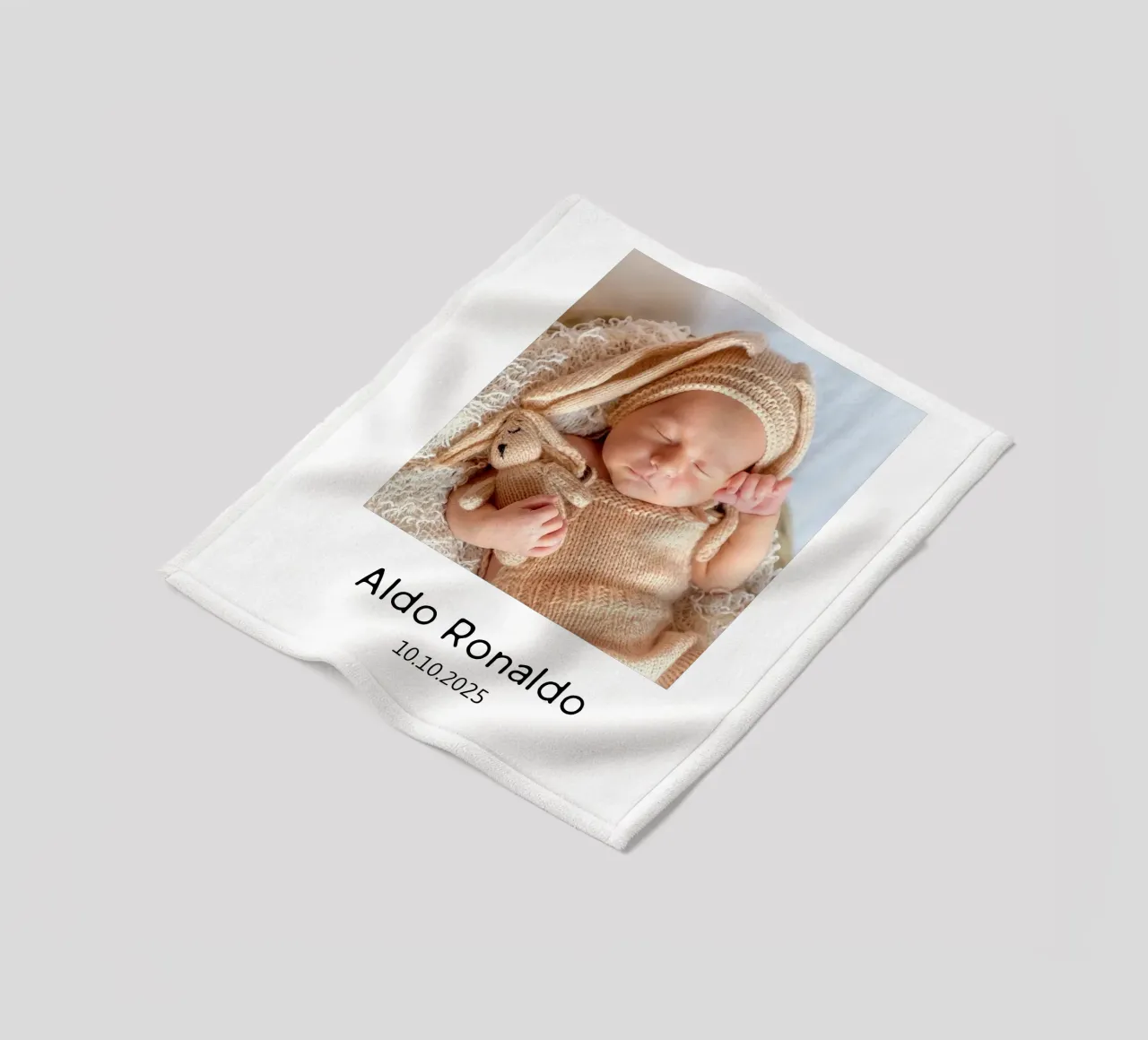 La vostra immagine con un testo a scelta, formato verticale, immagine quadrata coperta in pile da rb-Fotografie