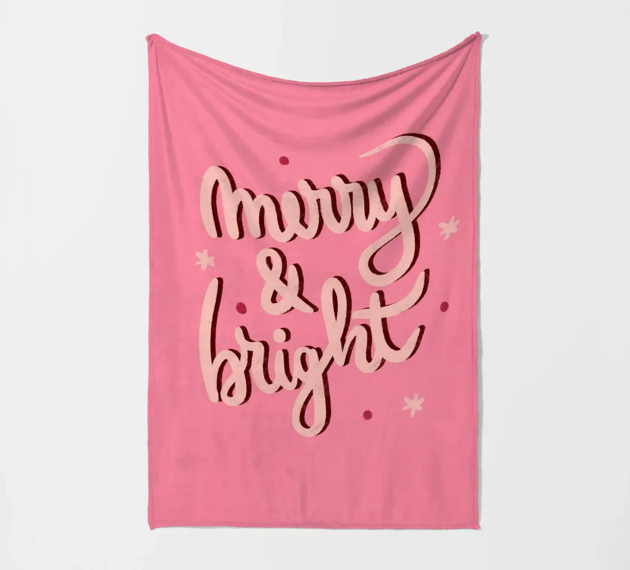 Allegro e luminoso coperta in pile da Wackapacka Holiday Shop