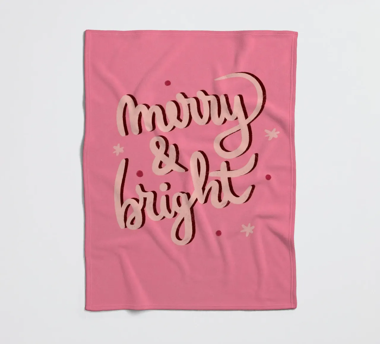 Allegro e luminoso coperta in pile da Wackapacka Holiday Shop