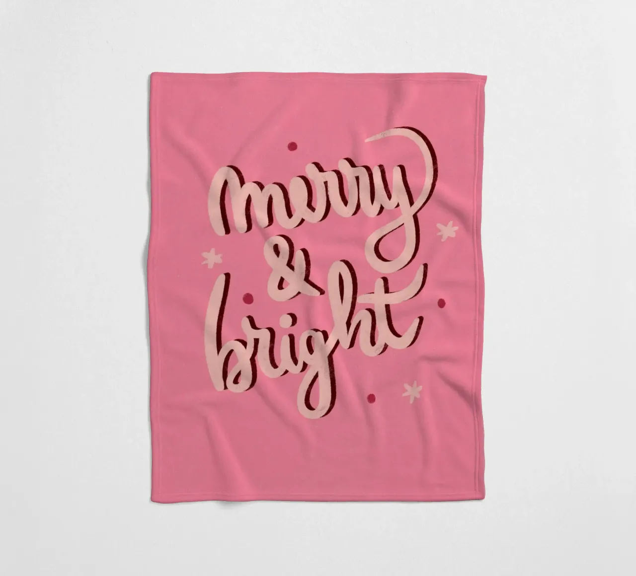 Allegro e luminoso coperta in pile da Wackapacka Holiday Shop