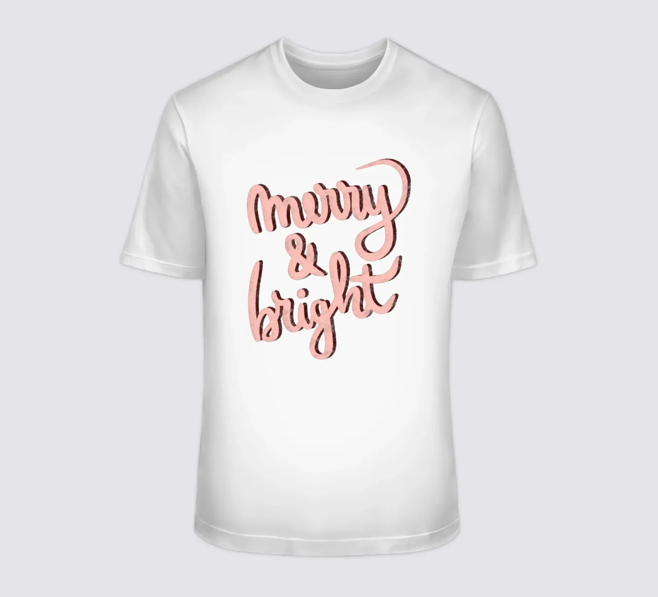 Merry and bright t-shirt by Wackapacka Holiday Shop