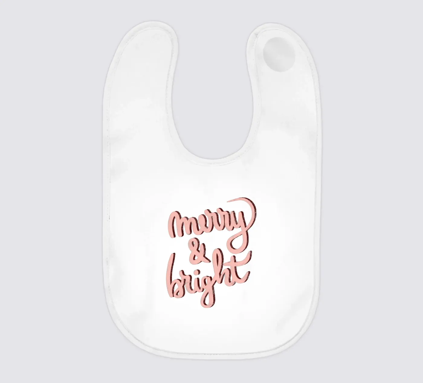 Merry and bright Babylätzchen von Wackapacka Holiday Shop