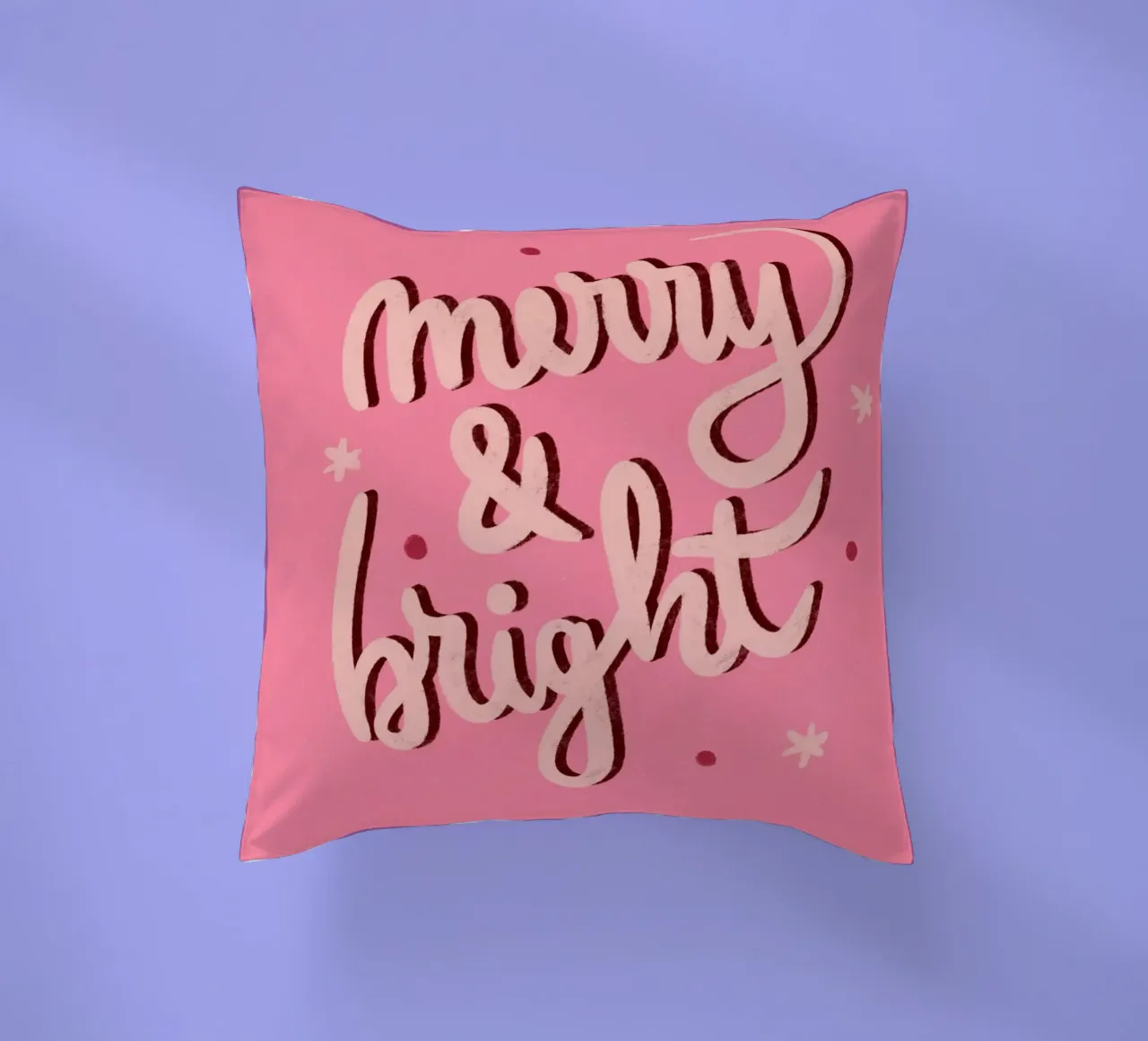 Allegro e luminoso cuscino da Wackapacka Holiday Shop