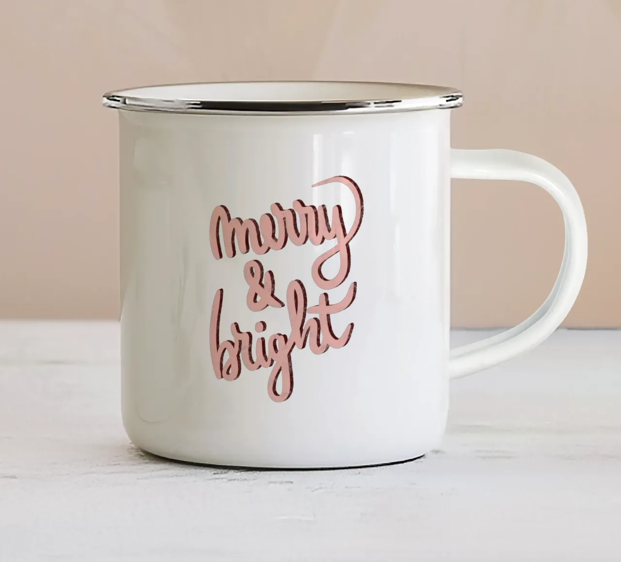 Allegro e luminoso tazza in smalto da Wackapacka Holiday Shop