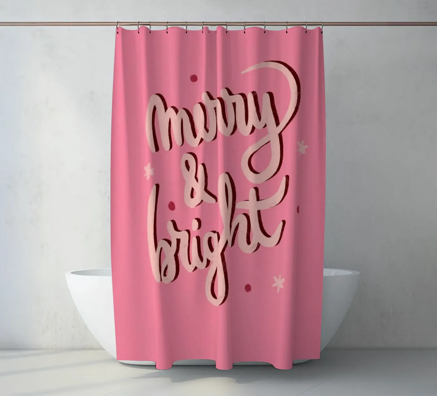 Merry and bright Duschvorhang von Wackapacka Holiday Shop