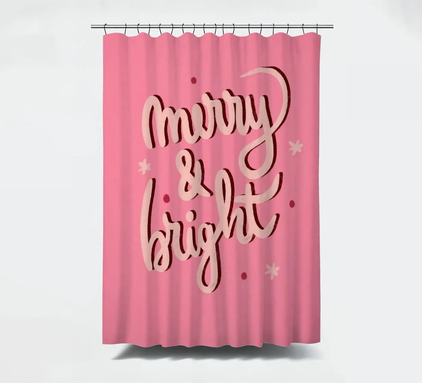 Merry and bright Duschvorhang von Wackapacka Holiday Shop