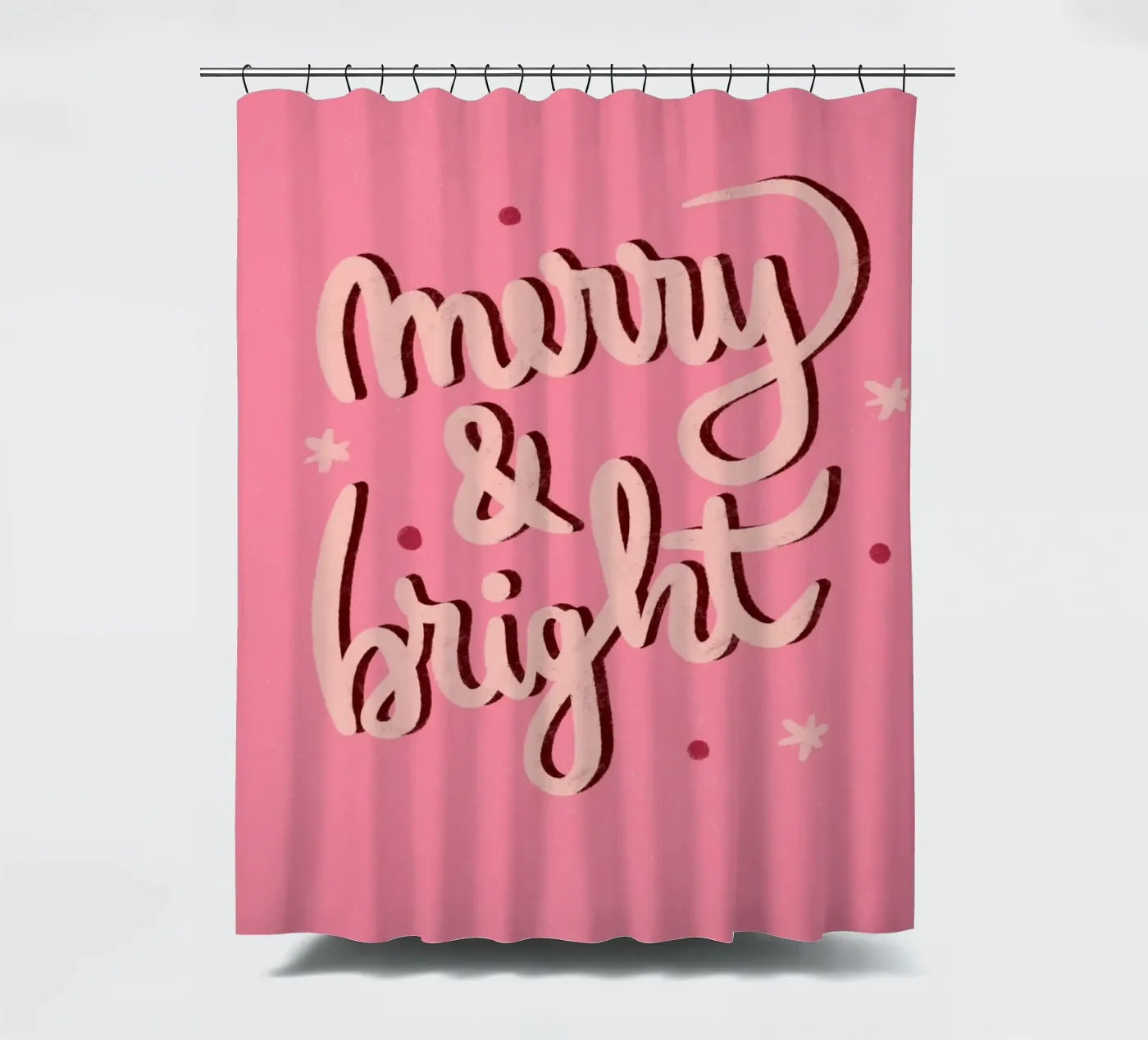 Merry and bright Duschvorhang von Wackapacka Holiday Shop