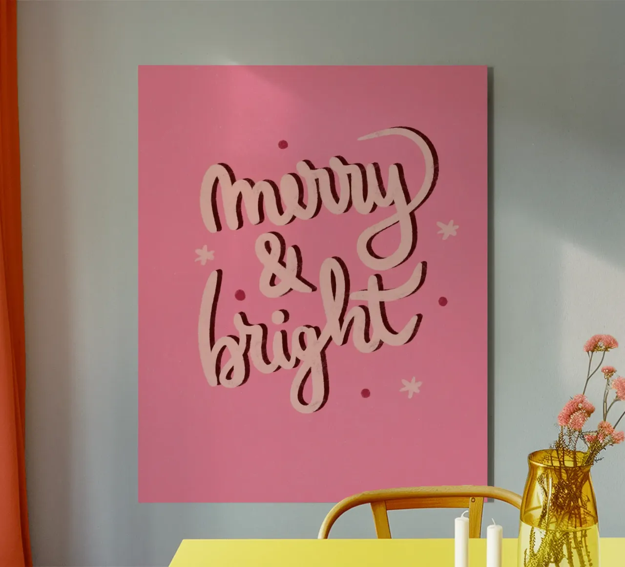 Allegro e luminoso alluminio dibond da Wackapacka Holiday Shop