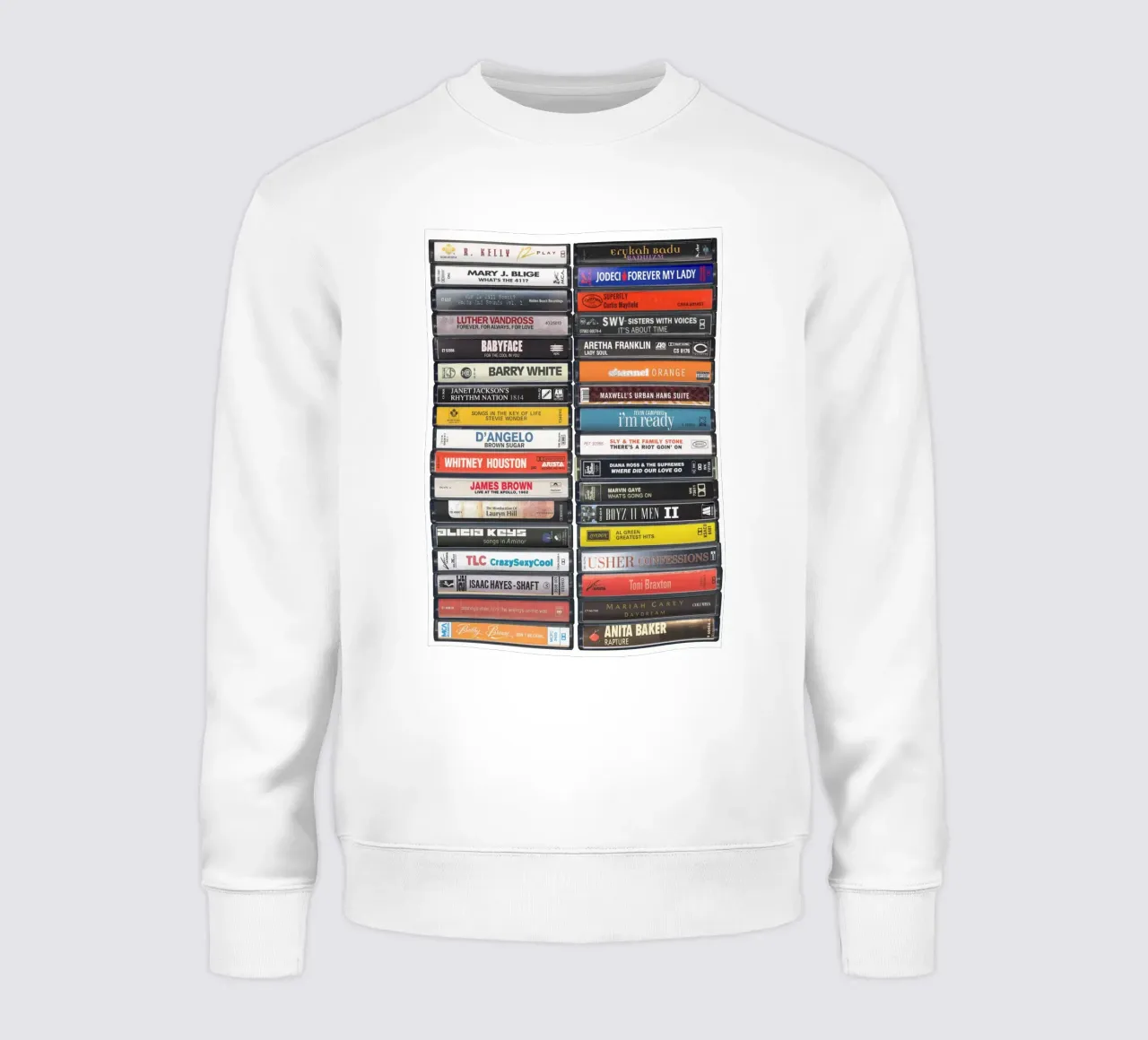 R&B Music Print sudadera de MrMustardPrints