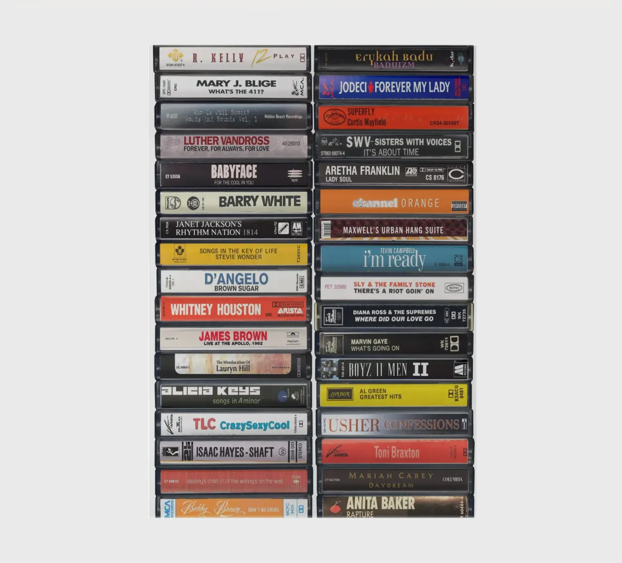 R&B Music Print notebook by MrMustardPrints