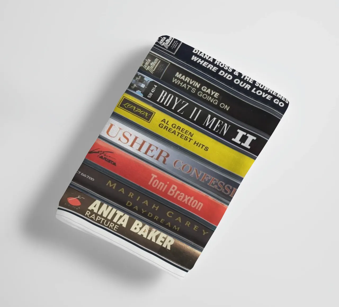 R&B Music Print towel by MrMustardPrints
