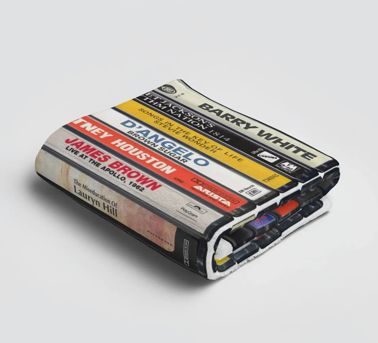 R&B Music Print towel by MrMustardPrints