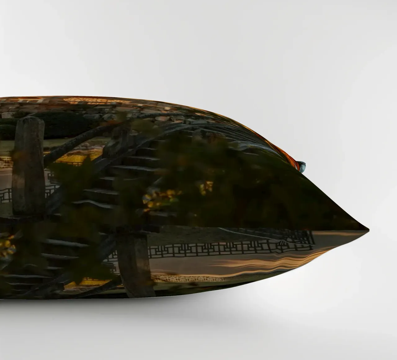 Autunno al tempio Bulguksa di Gyeongju, Corea del Sud cuscino da mbgraphx2