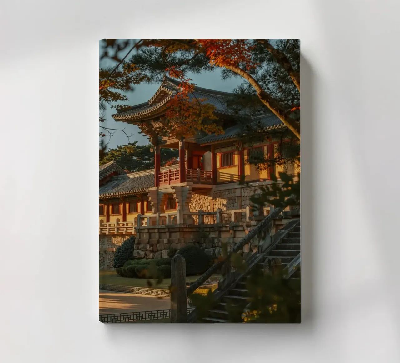 Autunno al tempio Bulguksa di Gyeongju, Corea del Sud diario da mbgraphx2