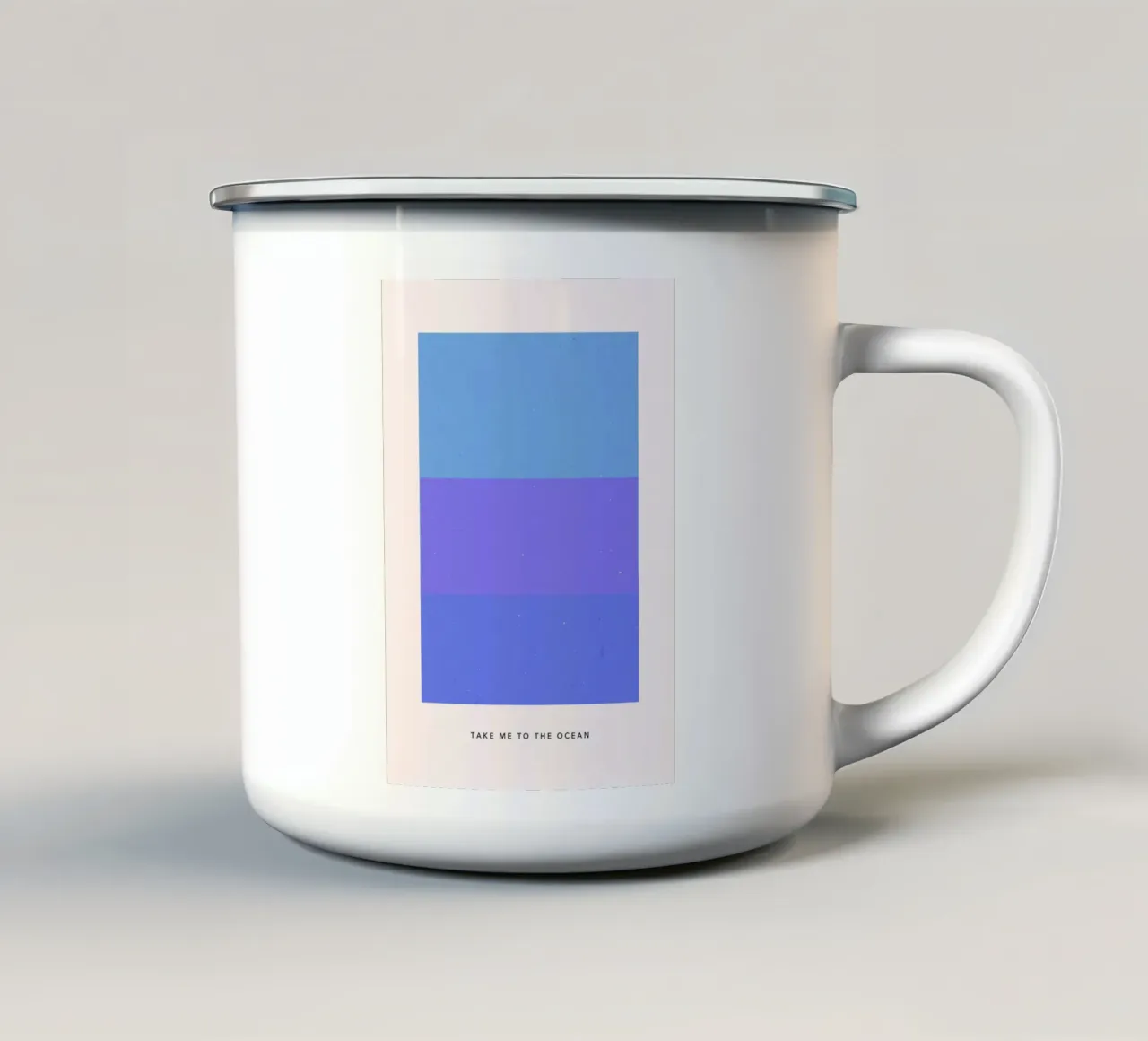 Take me to the Ocean tazza in smalto da Tabea Jule