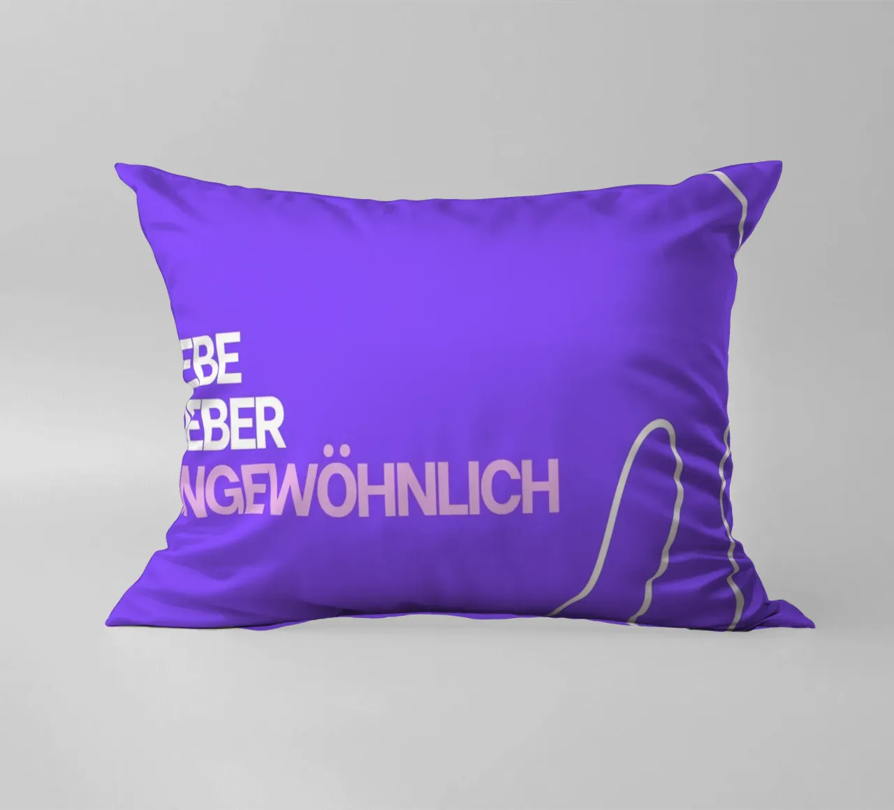 Lebe lieber ungewöhnlich cuscino da Tabea Jule