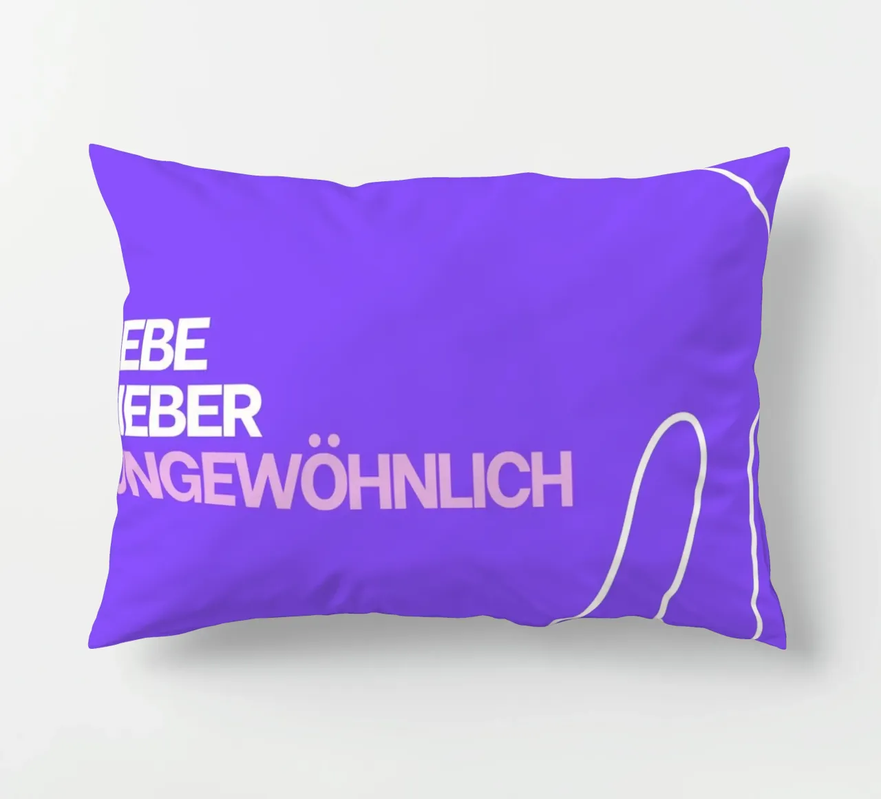 Lebe lieber ungewöhnlich cuscino da Tabea Jule