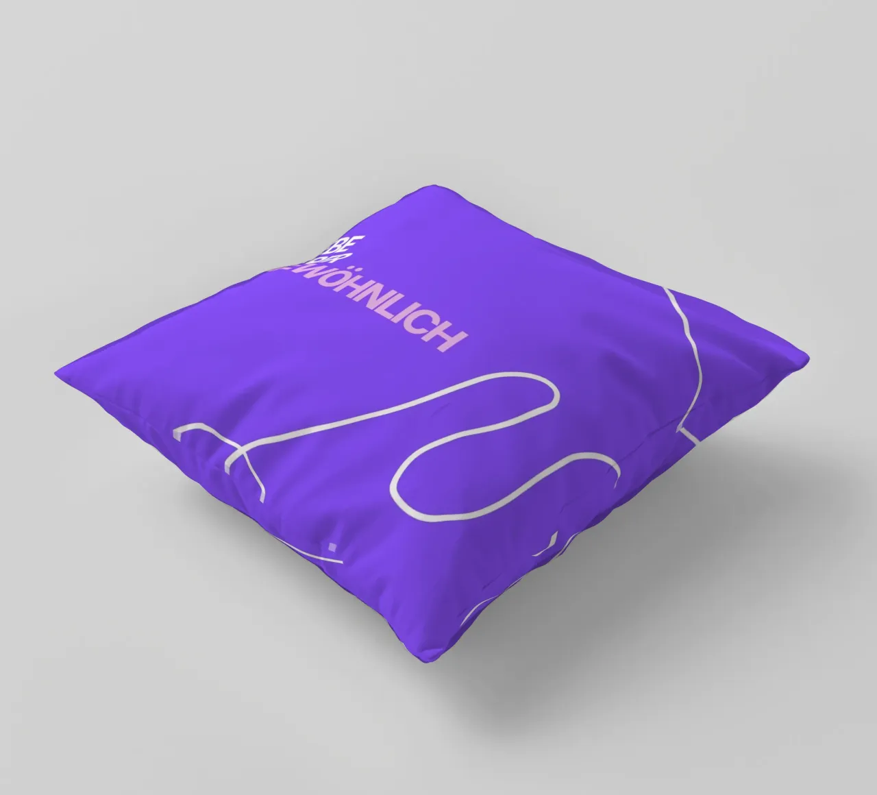 Lebe lieber ungewöhnlich cuscino da Tabea Jule