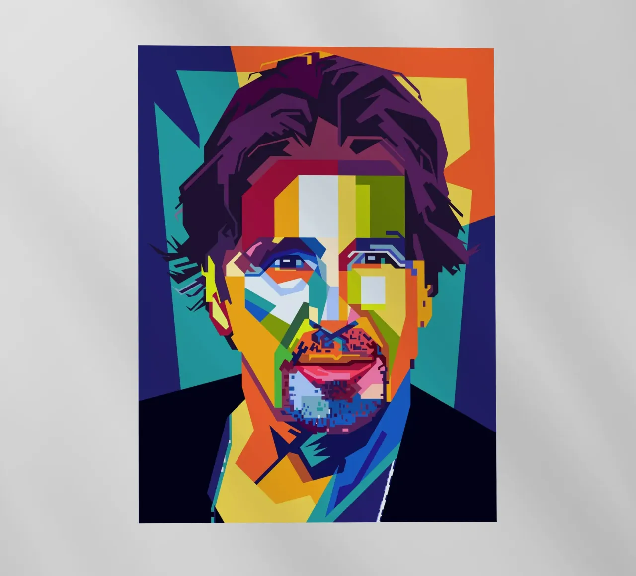Al Pacino Style WPAP pellicola backlit da KP Artwork