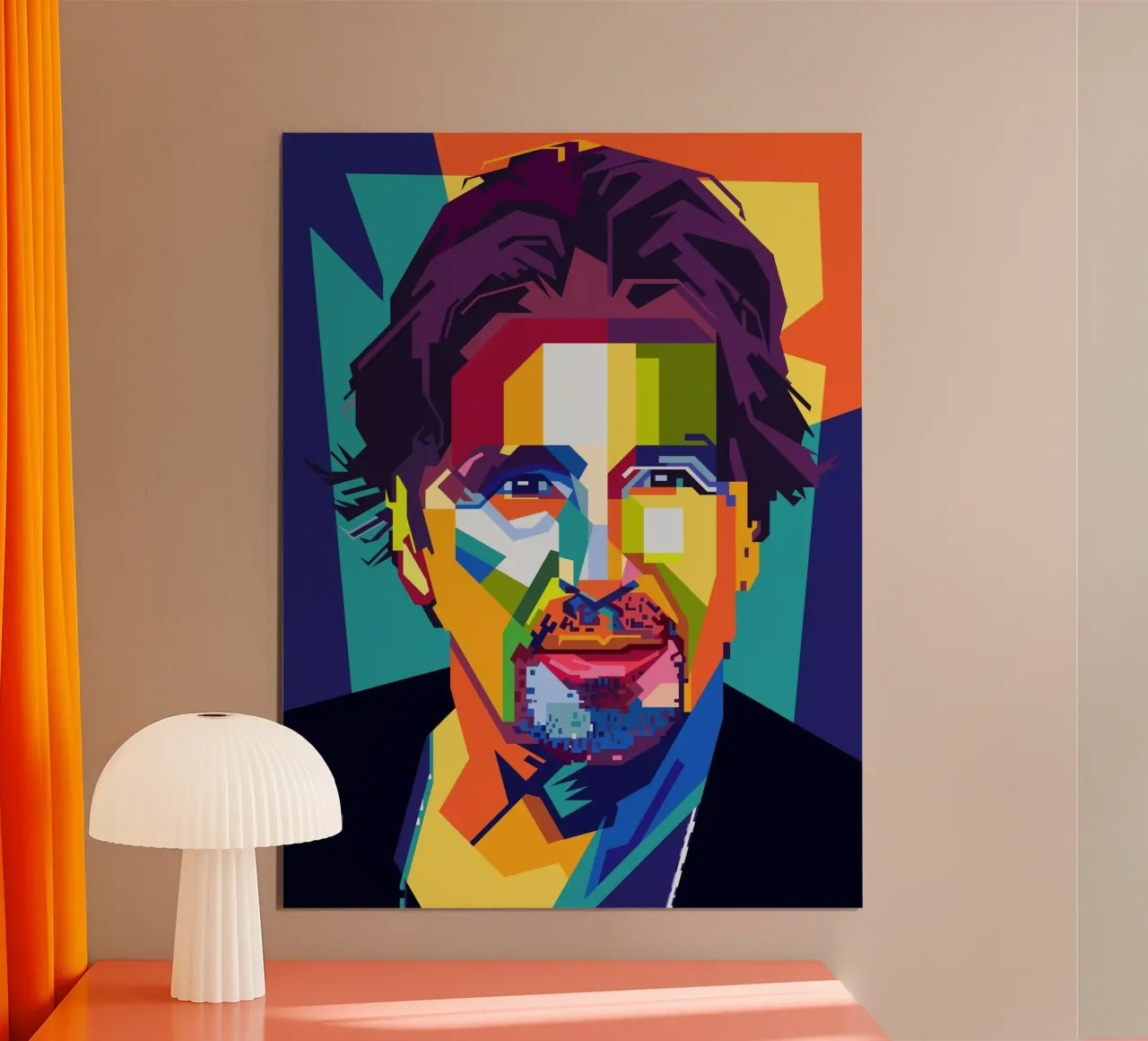 Al Pacino Style WPAP carta hahnemühle da KP Artwork