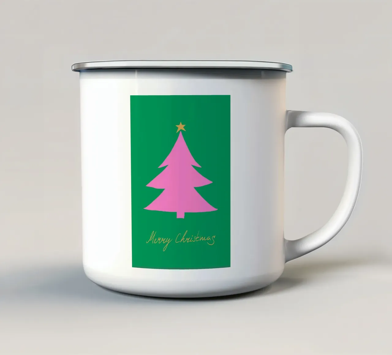 Christmas tree tazza in smalto da sketch_visual_studio
