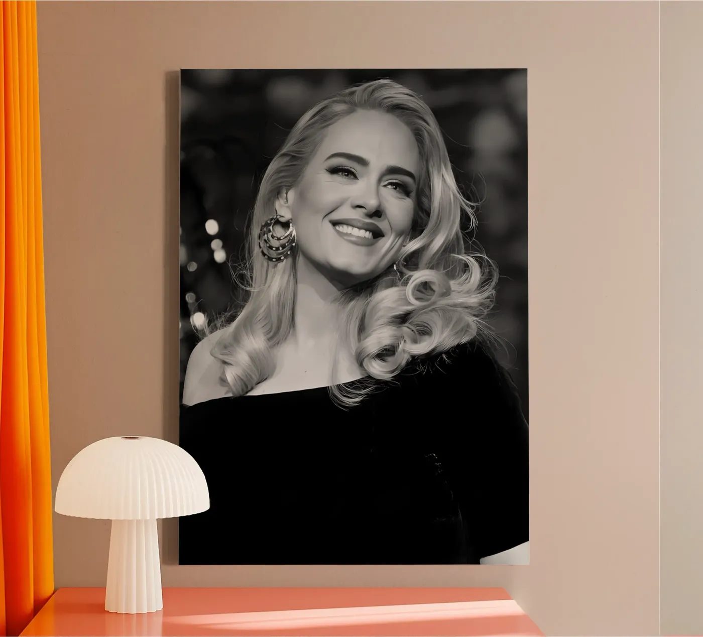 Adele Leinwand von Music Vibes