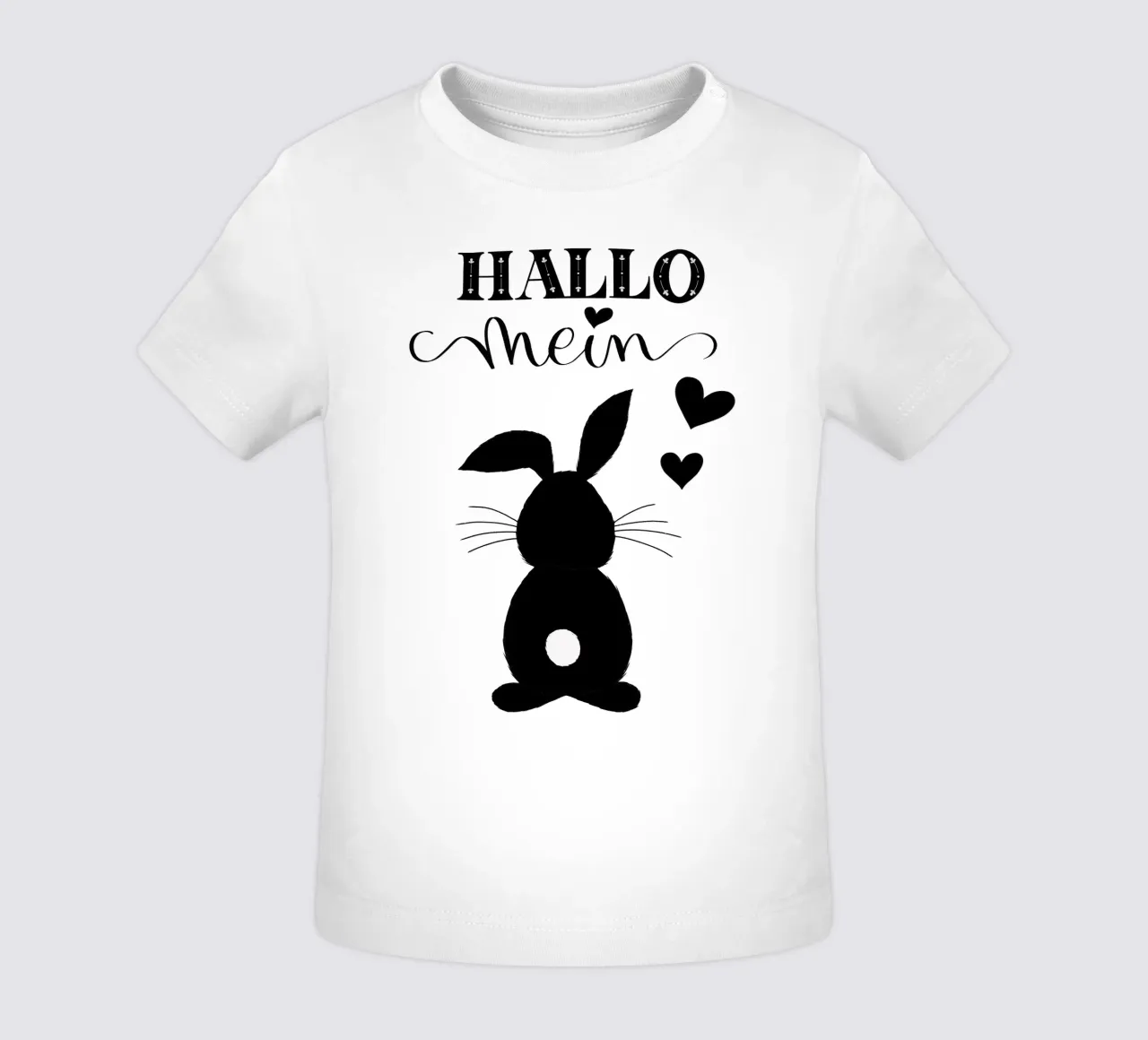 Hello my bunny. Not only cute at Easter. baby t-shirt by CalliLetters